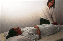 Thai traditional massage