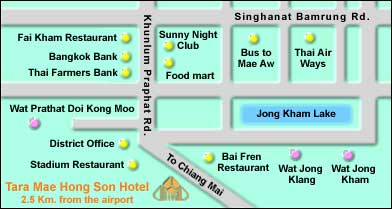 The Imperial Tara Hotel Mae Hong Son - Map
