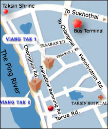 The Viang Tak Hotel - Location Map