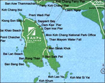 Banpu Koh Chang Hotel Trat - Map